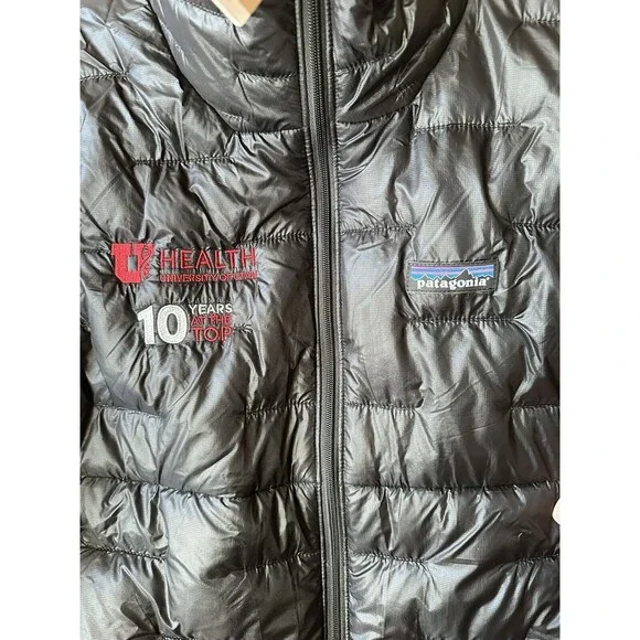 Patagonia Micro Puff Full Zip Quilted Ultralight Puffer Vest Black